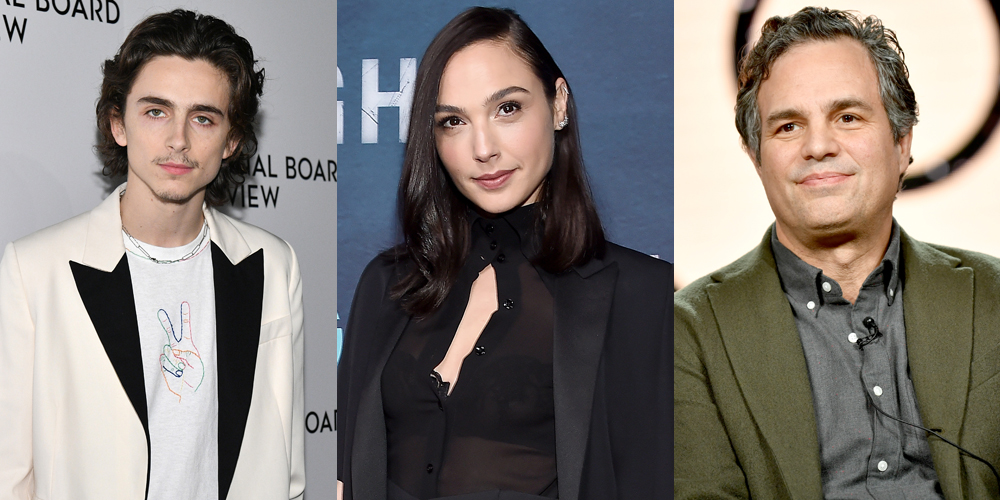 Timothee Chalamet, Gal Gadot, Mark Ruffalo & More To Present at Oscars