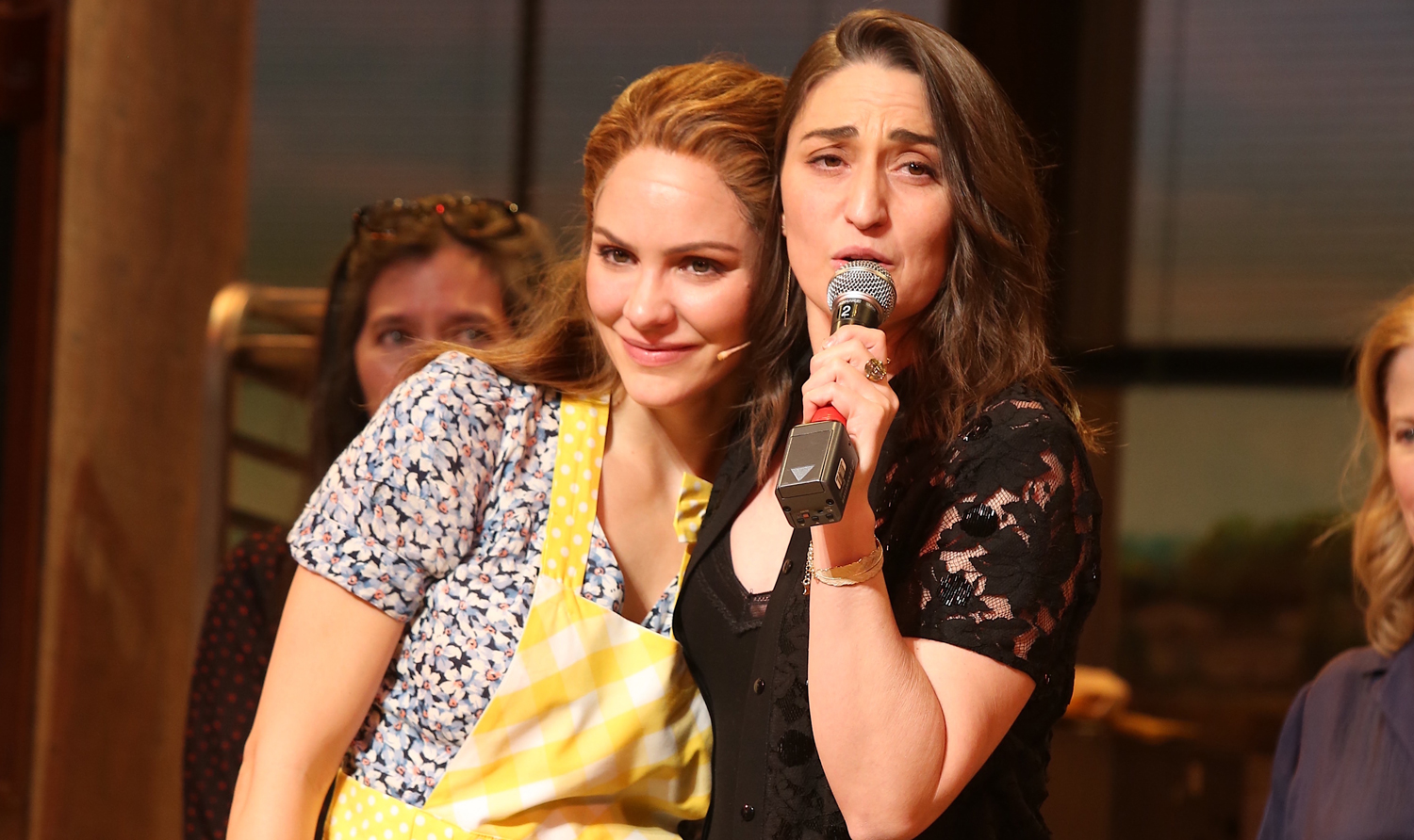 Sara Bareilles & Katharine McPhee Close Up the Diner at ‘Waitress