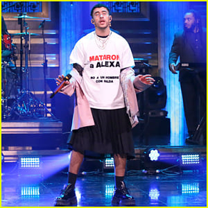 Bad Bunny Honors Murdered Puerto Rican Trans Latina While Performing on 'Fallon'! (Video)