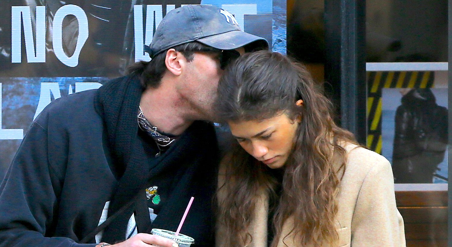 Jacob Elordi Gives Zendaya a Kiss During Casual NYC Outing.