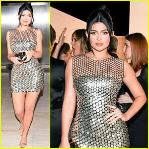 Kylie Jenner Shines in Silver Mini-Dress at Tom Ford Show! | Corey Gamble,  Kris Jenner, Kylie Jenner | Just Jared: Entertainment News and Celebrity  Photos