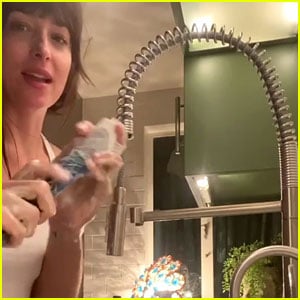 Dakota Johnson Is Having So Much Fun Washing Her Hands in This New Video