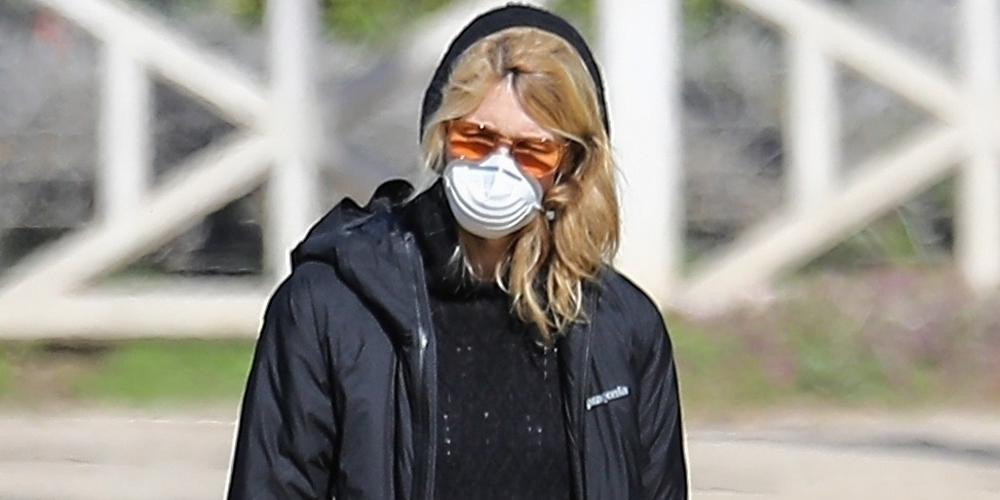 Laura Dern Takes Extra Precautions With a Mask & Gloves While Walking