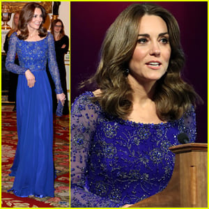 Duchess Kate Middleton Is a Vision in Blue at Place2Be's 25th Anniversary Event