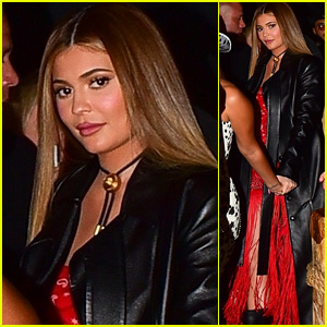 Kylie Jenner Rocks Caramel Long Hair at Western-Themed Party!