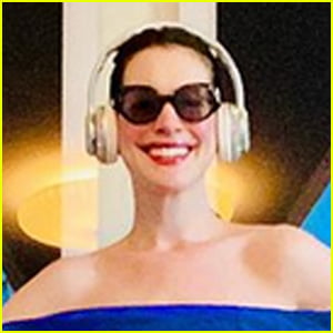 Anne Hathaway Quotes 'The Princess Diaries' While Taking on the Pillow Challenge on Instagram