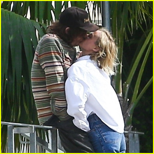 Diane Kruger & Boyfriend Norman Reedus Share a Passionate Kiss During Afternoon Motorcycle Ride