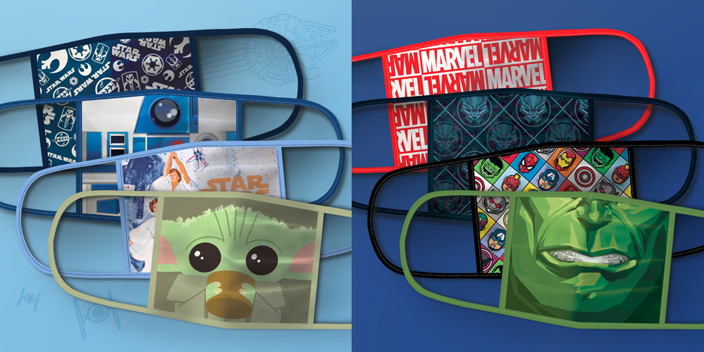 Disney Is Selling Face Masks Featuring Baby Yoda, Pixar Characters
