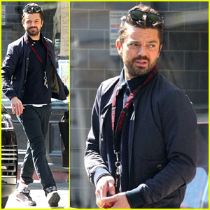 Dominic Cooper Grabs Some Essentials on a Trip to Town