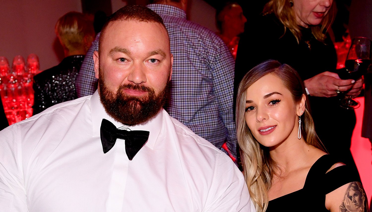 ‘Game of Thrones’ Star Hafthor Julius Bjornsson aka The Mountain & Wife(02)
