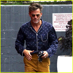 Chris Pine Shows Off His Cool Style While Running an Errand