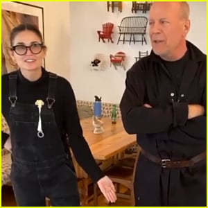 Bruce Willis & Ex Demi Moore Dance Their Way Through Quarantine | Bruce