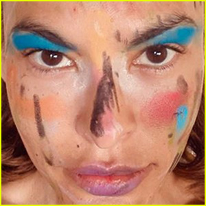 Eva Mendes Lets Her Young Daughters Do Her Makeup - See Her New Look!