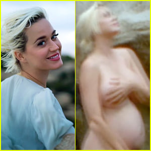 Pregnant Katy Perry Strips Down, Reveals Baby Bump in 'Daisies' Music Video!