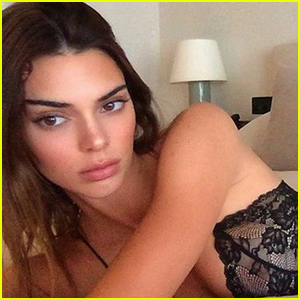 Kendall Jenner Poses in Sexy Lingerie Selfie & Her Sister Kylie Jenner Reacts!