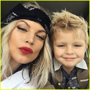 Fergie Brings Son Axl to Protest Supporting Black Lives Matter Movement