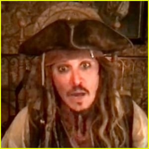 Johnny Depp Makes Virtual Visit to Children's Hospital as Captain Jack Sparrow!