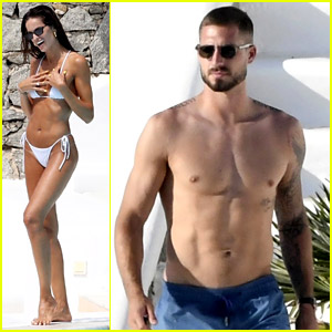 Izabel Goulart & Fiance Kevin Trapp Bare Their Amazing Bodies While on Vacation for His Birthday