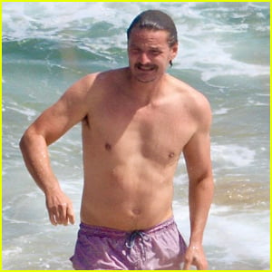 Pedro Pascal Looks Fit Going for Dip in the Ocean in Malibu