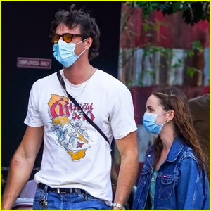 Jacob Elordi Meets Up with 'Euphoria' Co-Star Maude Apatow for Lunch in NYC