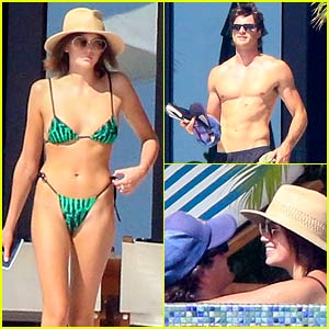 Kaia Gerber & Jacob Elordi Pack on PDA During a Vacation with Her Parents!