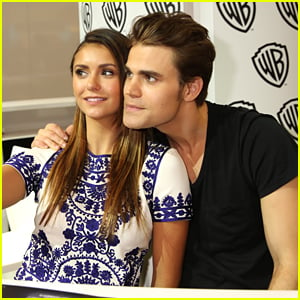 Nina Dobrev Reunites With Paul Wesley For Puppy Play Date