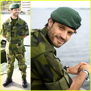 Sweden's Hot Prince Carl Philip Looks So Good in His Camo Uniform