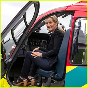 Sophie, Countess of Wessex, Returns To Air Ambulance Which Helped Save Her From Pregnancy Emergency
