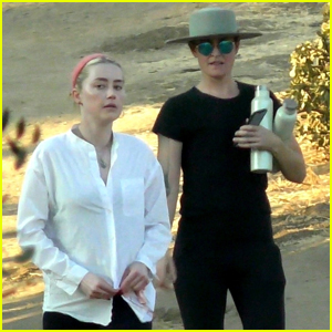 Amber Heard & Girlfriend Bianca Butti Head Out for a Hike in L.A.