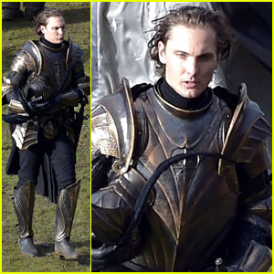 New 'Witcher' Set Photos Reveal Eamon Farren's Cahir Armor Changes For Season Two