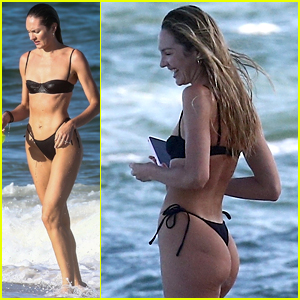 Victoria's Secret Angel Candice Swanepoel Soaks Up the Sun In Her Bikini
