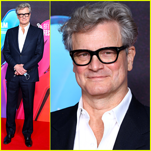 Colin Firth Attends Socially Distanced 'Supernova' Premiere in London