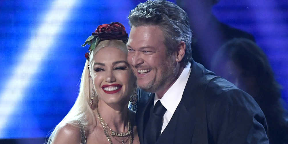 Blake Shelton Hugs Gwen Stefani Tight As They Win Collaborative Video