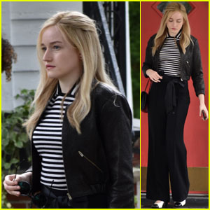 Julia Garner Gets Into Character as Anna Delvey for 'Inventing Anna' TV Series in NYC
