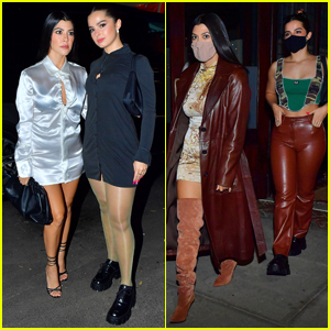 Kourtney Kardashian & Addison Rae Show Off Their Stylish Sides in NYC!