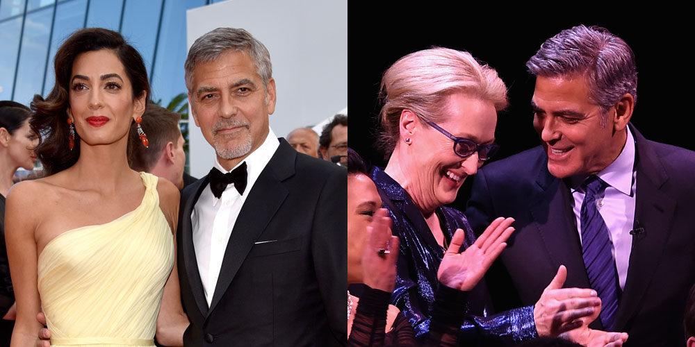Amal Clooney Jokes That She & Meryl Streep Were Both Married to