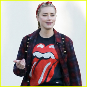 Amber Heard is All Smiles While Hanging Out with a Friend in L.A.