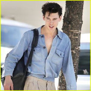 Austin Butler Steps Out While Filming Elvis Presley Biopic in Australia