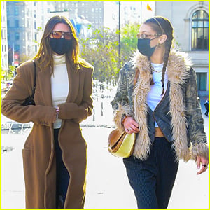 Kendall Jenner & Bella Hadid Visit the Met Museum Together in New York