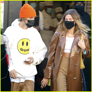 Justin Bieber Grabs Lunch with Hailey Ahead of His Song Release