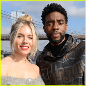 Sienna Miller Opens Up About Chadwick Boseman Giving Up Part of His '21 Bridges' Salary for Her