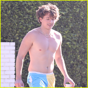 Charlie Puth Goes Shirtless in Colorful Shorts After a Mid-Week Workout