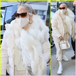 Jennifer Lopez Heads to New Year's Eve Rehearsal in NYC
