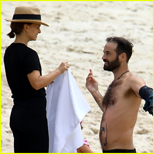 Natalie Portman's Husband Benjamin Millepied Goes Shirtless During Rare Family Outing in Australia