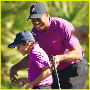 Tiger Woods' 11-Year-Old Son Charlie Acts Just Like His Dad in Amazing Copycat Video - Watch!