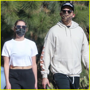 Ashley Benson & G-Eazy Mask Up for Afternoon Hike