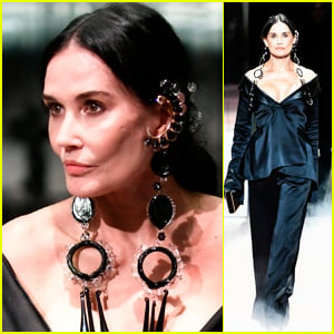 Demi Moore Hits the Runway at Fendi's Fashion Show 2021 in Paris
