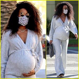 Kelly Rowland Cradles Major Baby Bump While Leaving Doctor's Appointment