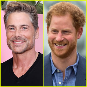 Rob Lowe Says Prince Harry Has a Ponytail Now