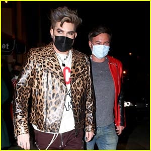 Adam Lambert Shows Off His Cool Style During Night Out in WeHo!